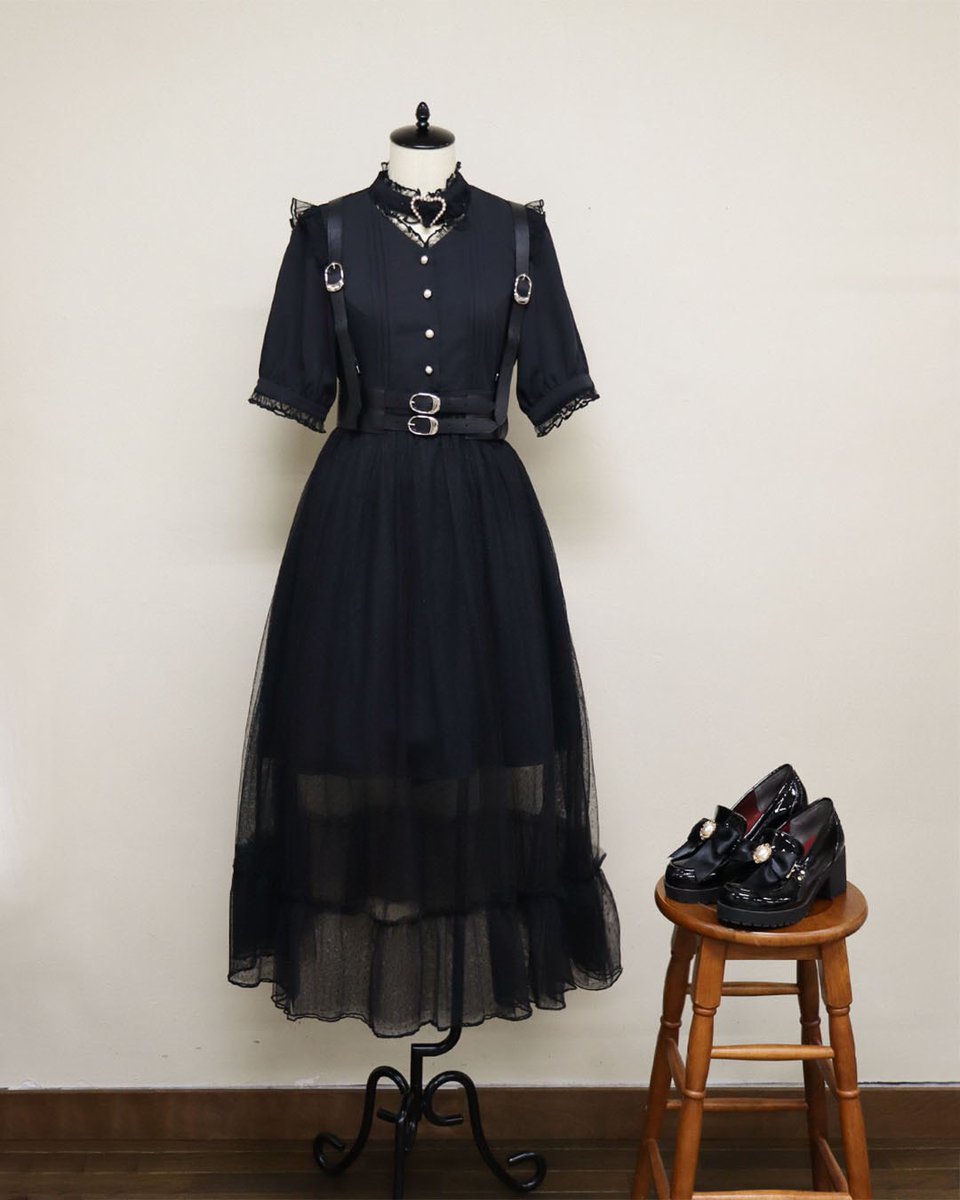 明日3/13(月)販売START📢 🏷Angel Frillチュールレイヤードワンピース