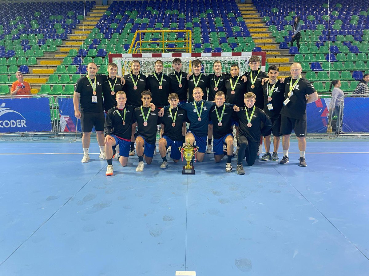 britishhandball's tweet photo. A well deserved 3rd place for the M20’s squad at the IHF Intercontinental Trophy, only losing out through goal difference. https://t.co/GjrnXFtxTL
