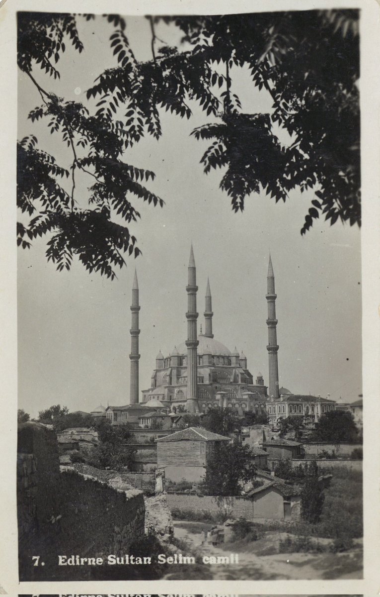 Edirne Selimiye Camii  ve çevresine ait fotokart.