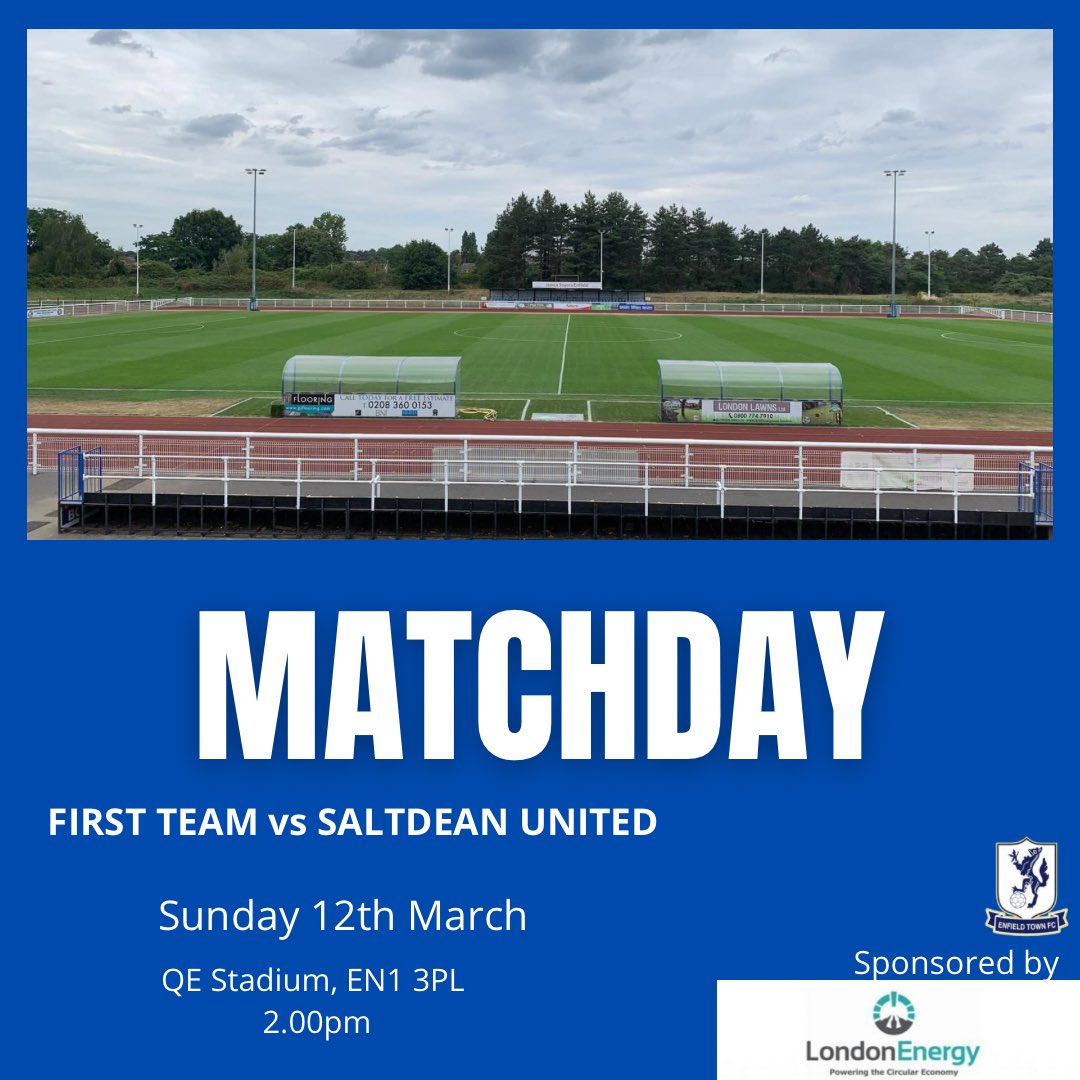 MATCHDAY!

First team will welcome <a href="/SaltdeanWomenFC/">Saltdean United Women FC</a> to the QE this afternoon.

First team 🆚 Saltdean United (H)
@LSEWomensFl 

🕑2.00pm
📍QE Stadium,EN1 3PL

🎟Tickets available online at discount rate👇

ladies.etfc.london/events/ladies-…

Cash only at the gate - £4.00
Under 18’s free