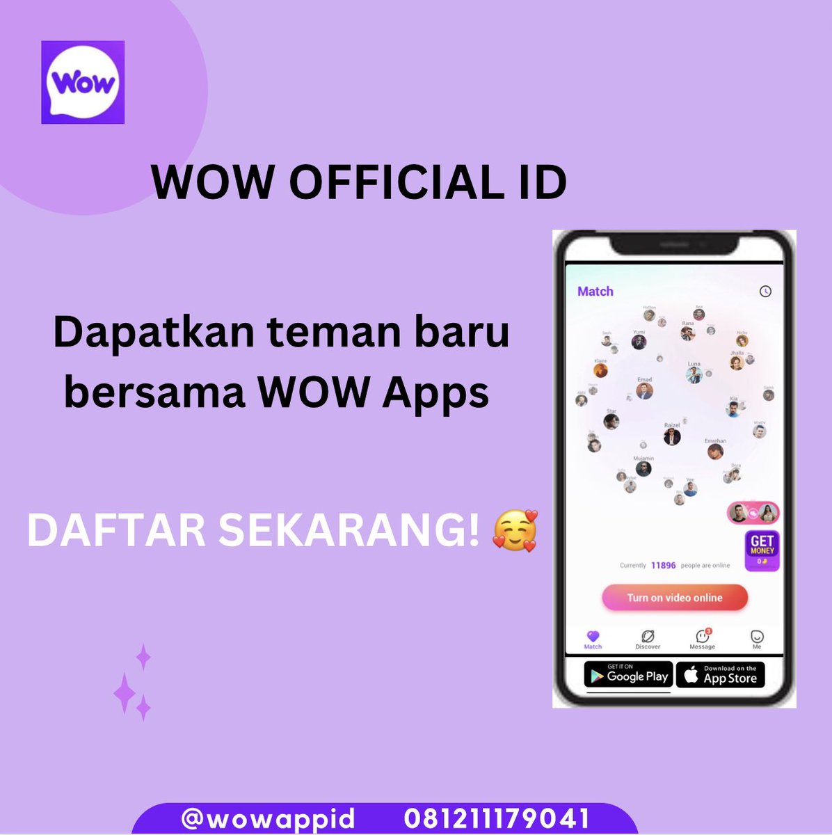 himoliveofc's tweet photo. Host Official Aplikasi Wow Video Chat
Gaji: 50K - 1Jt perhari, Bisa WD sendiri setiap hari
Daftar Gratis tidak dipungut biaya
#wowindonesia #wowvideo #wowappid 
#kerjadarirumah #hostindonesia #videochat 
#lowongankerja #lokerwfh #hostcantik #livu 
 #videochat #chamet #hostlive https://t.co/Q9qhzaAEha