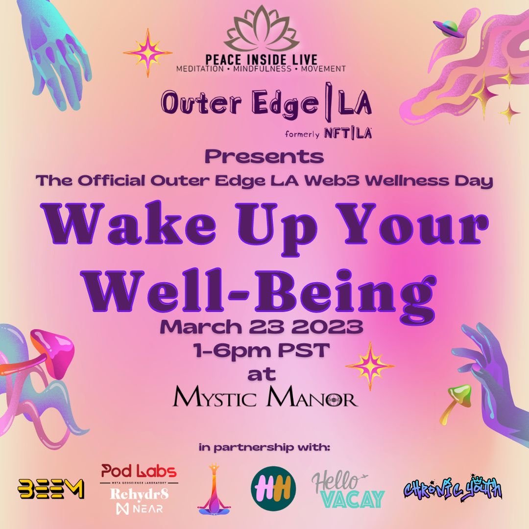 We're going to <a href="/peaceinsidelive/">PeaceInsideLive #JomoEffect</a> Wellness Event on March 23 and want to see you there!

Get your ticket here: eventbrite.com/e/wake-up-your…

Find me &amp; you might just get a @ZenAlliesNFT goodie 😉