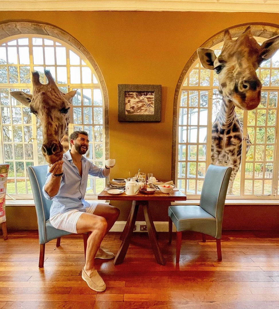 giraffe_manor's tweet photo. Incredible memories served as a complimentary side dish to every giraffe-sized breakfast here at the Manor 🦒💙

📸 Alvaro Nuñez https://t.co/3hbboKsqmh