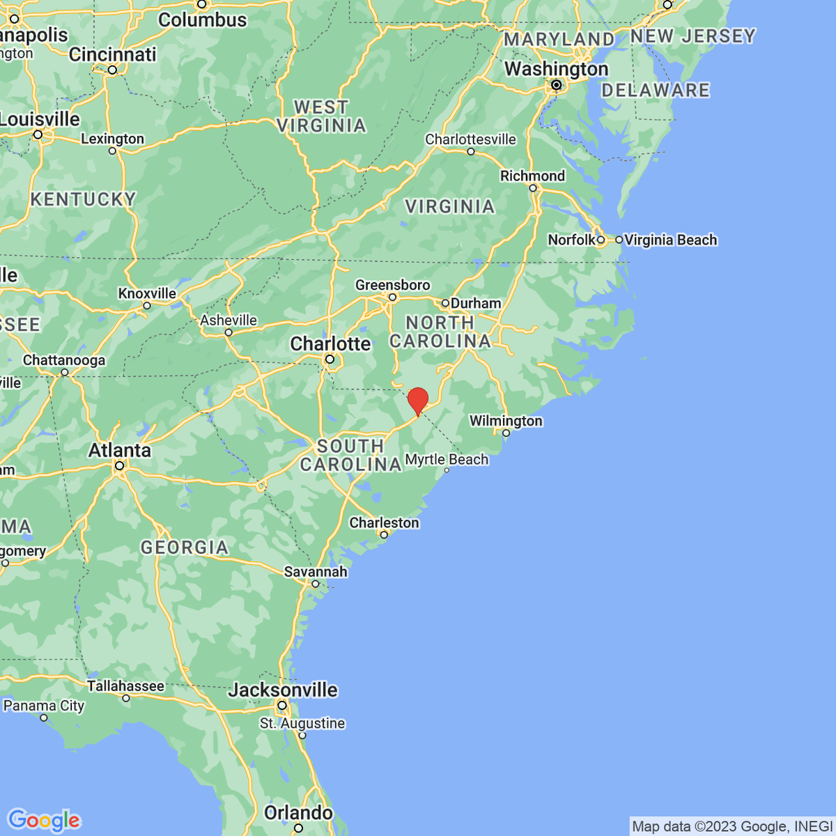 New town every hour on Twitter "Dillon, South Carolina Population