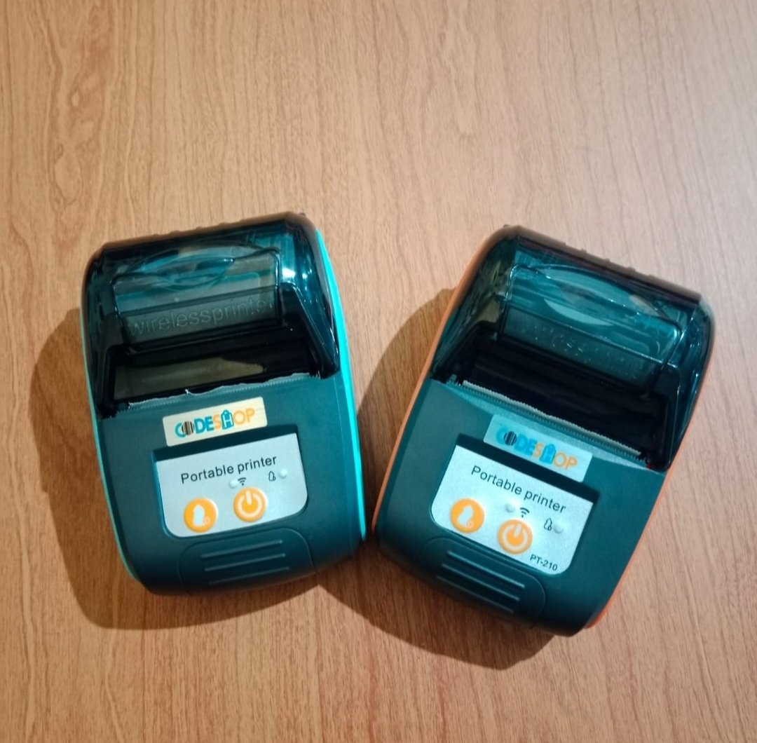 ghilman_store's tweet photo. Printer thermal buat resi merek Codeshop tipe PT- 210 &amp; tipe CM-T58 garansi 1 tahun
#printerkasir #printertermal #printerresi #codeshop #printerbluetooth #printerkembarbedatipe https://t.co/Ta0d1kXqEc