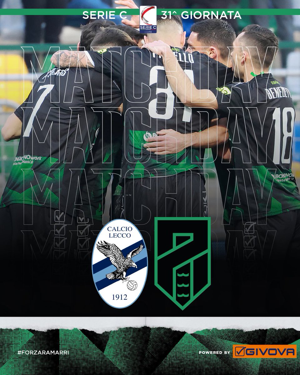 PordenoneCalcio's tweet photo. 🦎🖤💚
🔥 @CalcioLecco1912 🆚 #Pordenone
🏟 Rigamonti Ceppi, Lecco
⌚️ 14:30
📺 @SkySport @ElevenSportsIT @DAZN_IT
#LECPOR #ForzaRamarri #ForzaPordenone https://t.co/dybkQdGbky