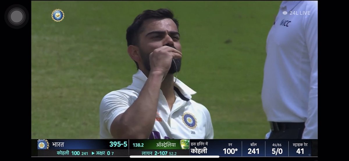 RaishalV's tweet photo. Incredible inning , steady and meaning ful shots and what a poise 

#class #INDvAUS #ViratKohli𓃵 https://t.co/aTQHUqa0X3