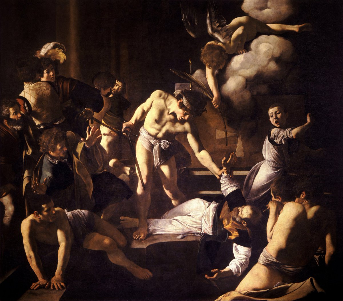 Frances52779614's tweet image. #BuongiornoATutti 🕊️

"La luce risplende nelle tenebre,
ma le tenebre non l'hanno
compresa."

Vangelo secondo Giovanni 1:5

#art Caravaggio
"Martirio di San Matteo"