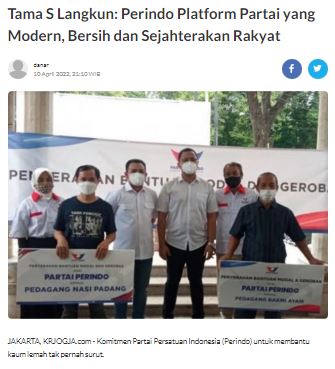 Joanmlk's tweet photo. Perindo partai yang modern,bersih, dan sejahterakan rakyat
#PerindoLawanHoaks
 Hary Tanoesoedibjo https://t.co/n2oVBgKrNd