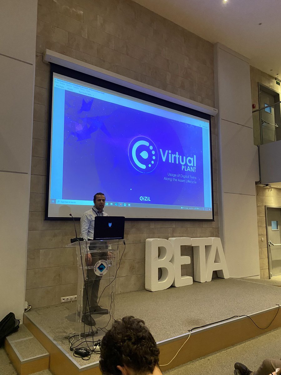 buecieee's tweet photo. Gizil'e Digital Twins konulu sunumu için teşekkür ederiz #BETA23 https://t.co/oWiFMIrksU
