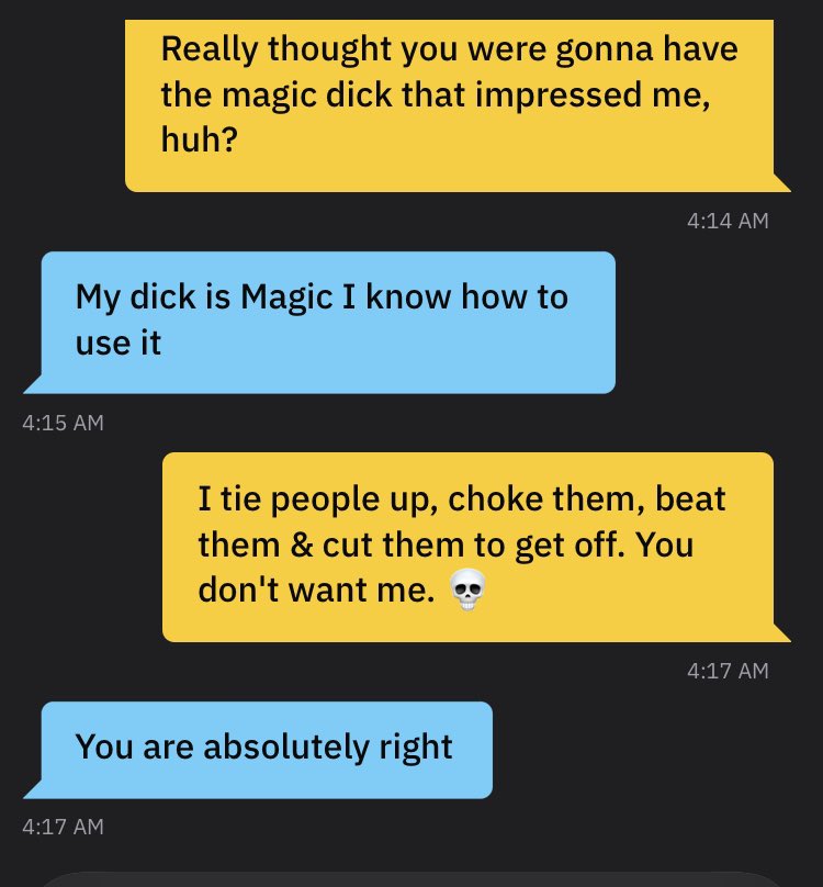 ChrisCabion's tweet photo. And another. 💀 #grindr #transwoman #trans #bondage #kink https://t.co/93271bWPKH