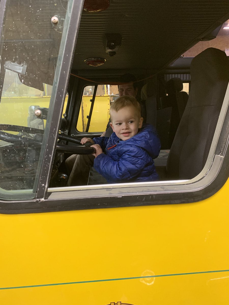 abbysbenson's tweet photo. Headed to DC for spring break so of course we had to swing by Carlisle to take Tucker’s fire truck for a quick spin! #familyroadtrip #owlvfd https://t.co/76p03do3hv