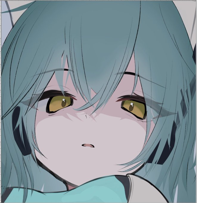 wipジト目描きたいと思ってるのに何かこう、何かこう…なんだろう 