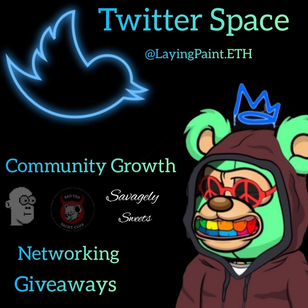 🍳MoRnInG ViBes @layingpaint

Come share your #NFTPROJECT 
Come grow your #Network

⬇️Come hang out with us in space⬇️
x.com/i/spaces/1YqKD…