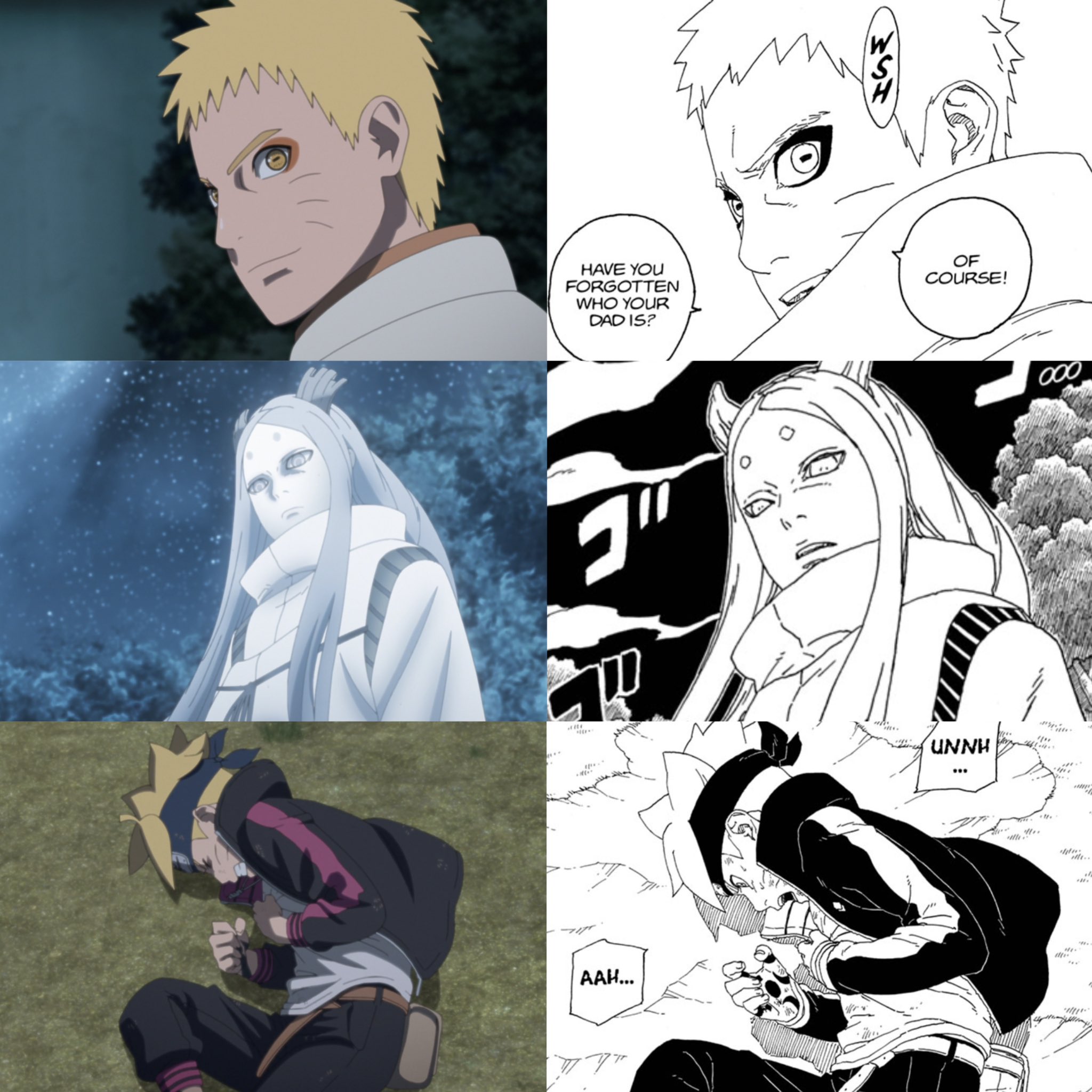 Abdul Zoldyck on X: Boruto Episode 292  Manga vs Anime   / X