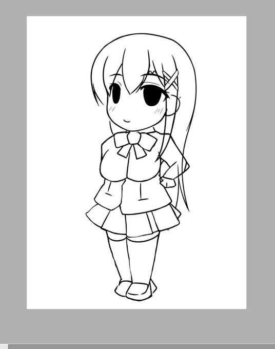 SDキャラに表情をカキカキしてるんご〆(‾・ω・‾)b予想以上に難しいw 