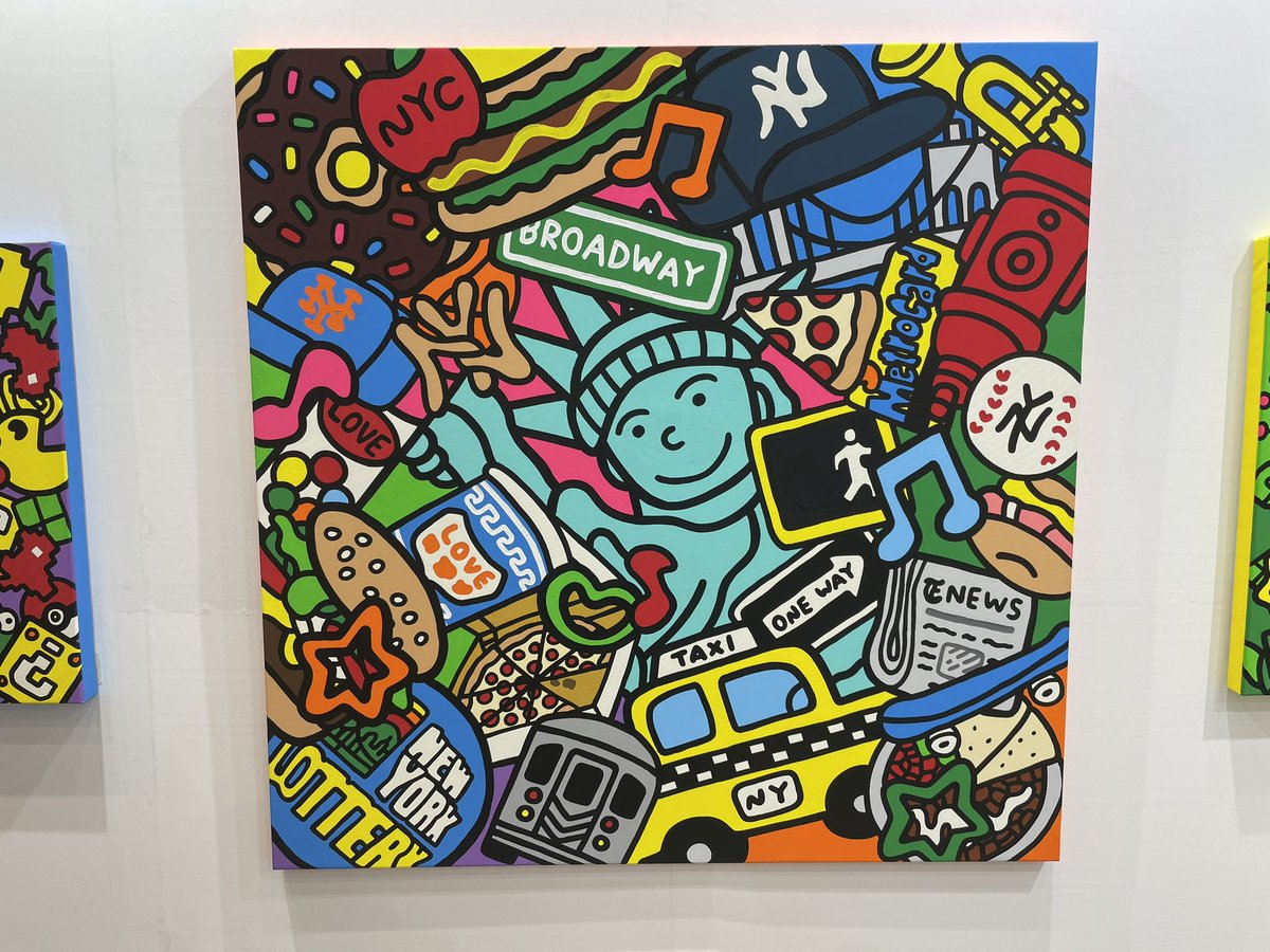 yokoi_10's tweet photo. 『#アートフェア東京2023』②
♨️
#天野タケル #TakeruAmano
#中西伶 #ReiNakanishi
#SHETA
#Mr
#artfairtokyo2023 #ART https://t.co/QXMmTS8ajy