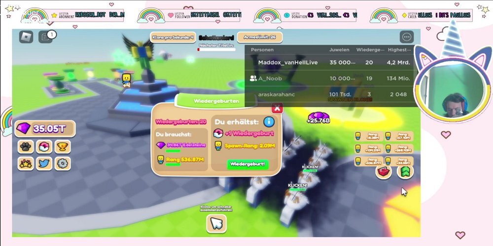 ich bin Live gegangen 
Schaut doch gerne mal vorbei!
#Twitchde #Einhorn #Follow #Twitch
#gaming #twichstreamer 
ROBLOX ift.tt/MbhomrI
