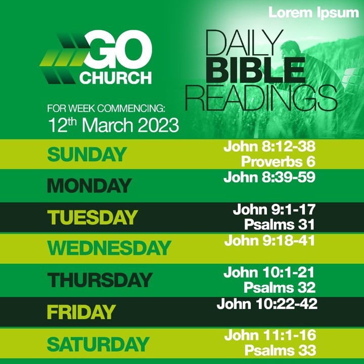 GoChurchB's tweet photo. Bible Reading Plan for week commencing Sunday 12 March, 2023. #gochurch #bradford #church #yourplace #lovegrowgoglorify #wordofgod #foodforlife #bible #dailybiblereading #readyourbible #getintotheword #getintothewordandgetthewordintoyou
https://t.co/nOhwLJ7SHV https://t.co/SKJdYGPLDl