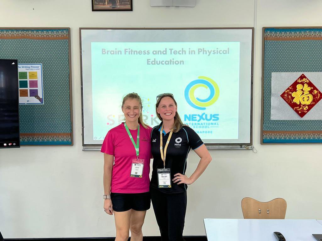 AnnaSPARKD's tweet photo. Super fun weekend presenting about Brain Fitness and Tech in Education at PHASE in Phuket at UWC International with Sarah Cole at Nexus international school. https://t.co/P3mQJlrT33