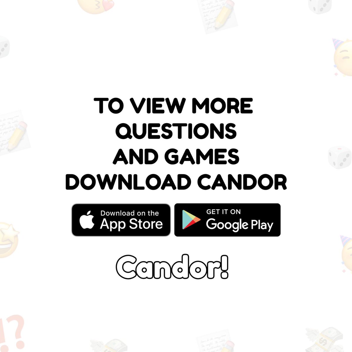 playcandor's tweet photo. 🔥🔥🫢BIG NEWSS!!! 
NEW QUESTIONS NOW AVAILABLE IN CANDOR 😛💬

https://t.co/X5zt9TrmaV

https://t.co/MH8yfYwVTG

Download Candor app today for more fun and engaging responses from your followers🤩 #newquestionsnewme #fun #social #games #new #pushingC #Download #availablenow‼️ https://t.co/ETNGBAOlth