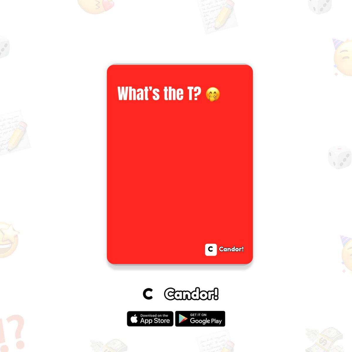 playcandor's tweet photo. 🔥🔥🫢BIG NEWSS!!! 
NEW QUESTIONS NOW AVAILABLE IN CANDOR 😛💬

https://t.co/X5zt9TrmaV

https://t.co/MH8yfYwVTG

Download Candor app today for more fun and engaging responses from your followers🤩 #newquestionsnewme #fun #social #games #new #pushingC #Download #availablenow‼️ https://t.co/ETNGBAOlth
