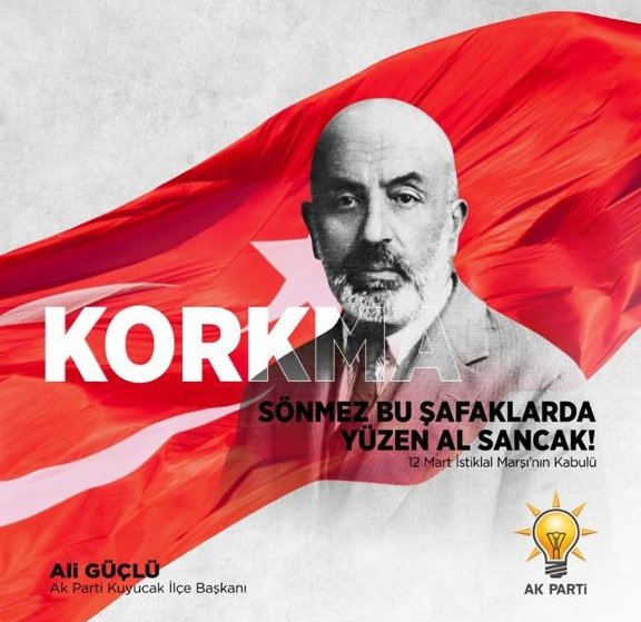 İstiklal Marşı'mızın Türkiye Büyük Millet Meclisi'nde Kabulünün 102. Yılını Kutluyor,
Milli Şairimiz #MehmetAkifERSOY  ve Bütün İstiklal Savaşı Kahramanlarımızı Rahmet ve Minnetle Anıyorum.