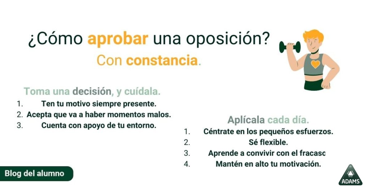 Adamsformacion's tweet photo. 🆕 ¿Cómo aprobar una oposición?

Si quieres conocer LA clave para superar con éxito tu oposición, no te pierdas nuestro Blog del Alumno. 👉 https://t.co/MihphvMHWV
 
¿Estás de acuerdo con nosotros?

#apormiplaza #opoestudio #opostudy #opotips #estudiar #oposiciones2023 #opos2023 https://t.co/K2Cx4PTJ0Q