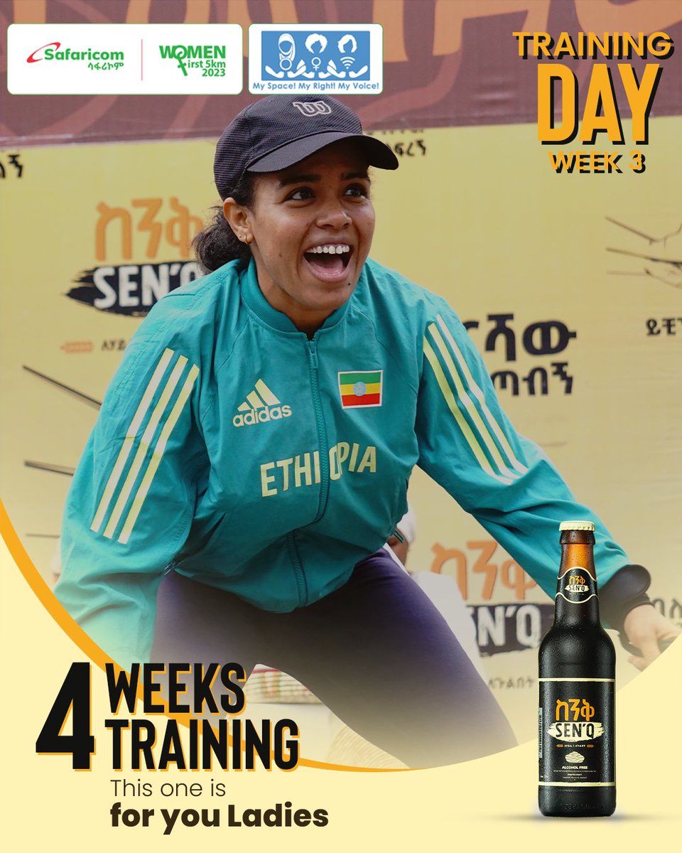 greatethrun's tweet photo. ታላቁ ሩጫ በኢትዮጵያ ከአዲስ አበባ ከተማ የወጣቶች ስፖርት ቢሮ ጋር በመተባበር ለ2015 ሳፋሪኮም ቅድሚያ ለሴቶች 5ኪ.ሜ. የ3ተኛ ዙር ስልጠና ዛሬ በቦሌ መንገድ የቅድሚያ ለሴቶች 5ኪ.ሜ. የመሮጫ መስመር ላይ አካሂዷል።
#GreatEthiopianRun #Safaricom #SENQ https://t.co/P4N8fy2Tyu
