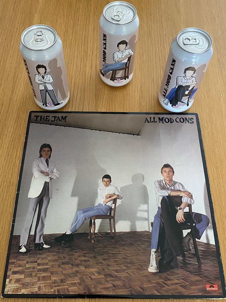 Glenntravel's tweet image. The Perfect Match - @vinylsoulimages &amp;amp; @4tsbrewery All Mod Cans featuring the best album ever made by The Jam All Mod Cons #allmodcons #thejam #paulweller #brucefoxton #rickbuckler
