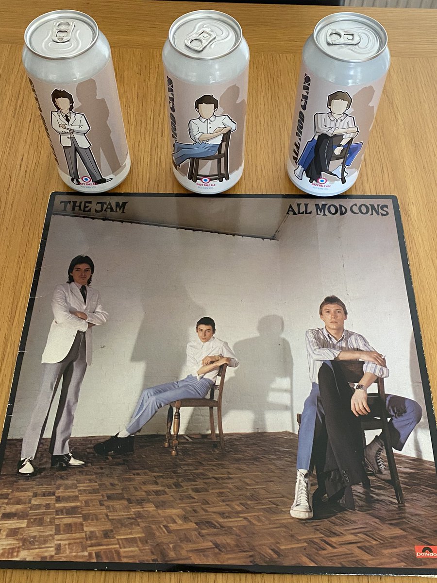 Glenntravel's tweet image. The Perfect Match - @vinylsoulimages &amp;amp; @4tsbrewery All Mod Cans featuring the best album ever made by The Jam All Mod Cons #allmodcons #thejam #paulweller #brucefoxton #rickbuckler