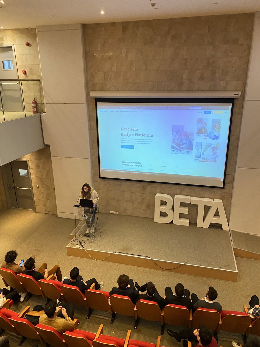 buecieee's tweet photo. Staj bulma platformu Youthall da konuşmacılarımız arasında #BETA23 https://t.co/bUHY0KS3TC