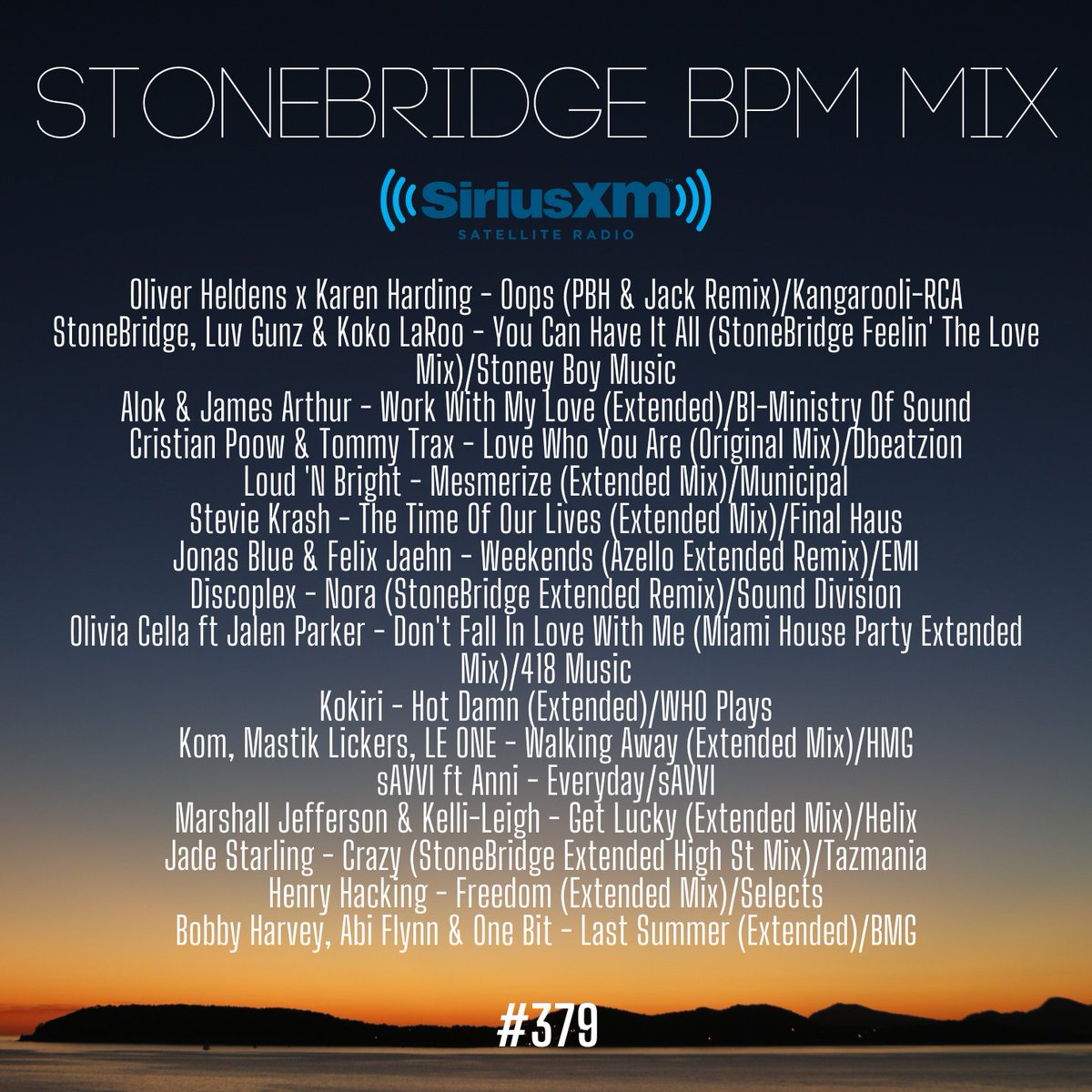 StoneBridge BPM Mix #379 is up mixcloud.com/stonebridge/37… - check it out!