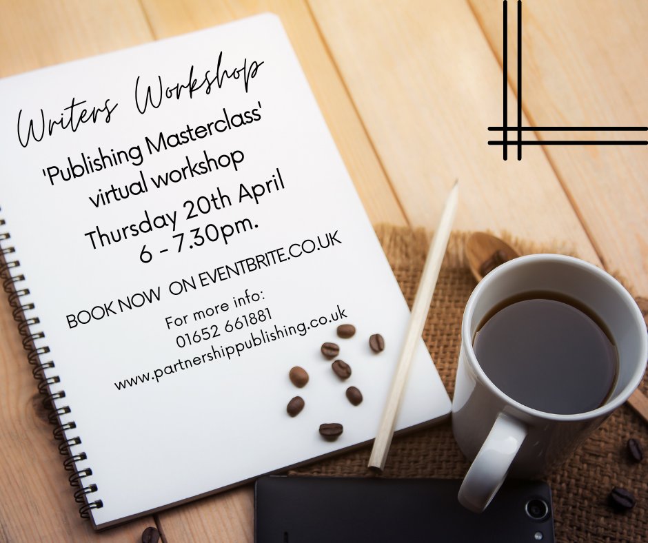 We are very excited about starting our 'PUBLISHING MASTERCLASS' workshop this Thursday 20th April at 6-7.30pm. eventbrite.co.uk/e/publishing-m… #publishing #workshop #writers