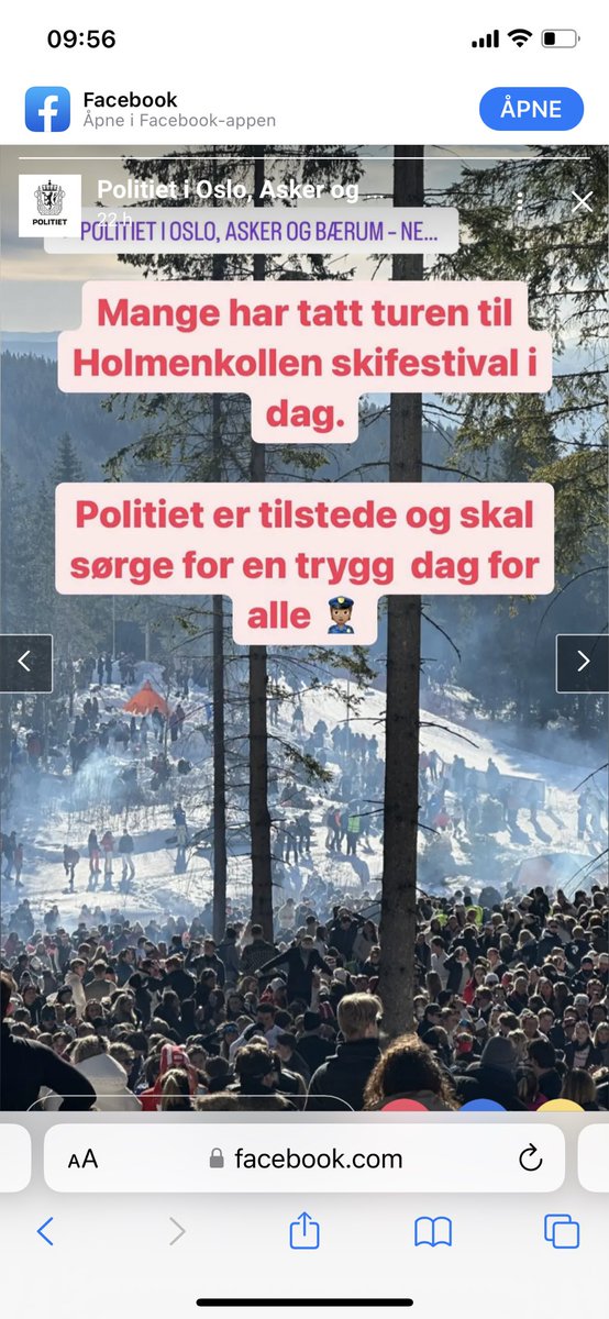 Carolina Överlien (@cgjlo) on Twitter photo Thankful I live in a city where the police work actively to keep our young people safe, also informing parents in a non-judgemental and constructive way. Crazy weekend where thousands and thousands YP gather up on Holmenkollen to party, in snow and cold weather <a href="/oslopolitiops/">OPS Politiet Oslo</a> Thankful I live in a city where the police work actively to keep our young people safe, also informing parents in a non-judgemental and constructive way. Crazy weekend where thousands and thousands YP gather up on Holmenkollen to party, in snow and cold weather <a href="/oslopolitiops/">OPS Politiet Oslo</a>