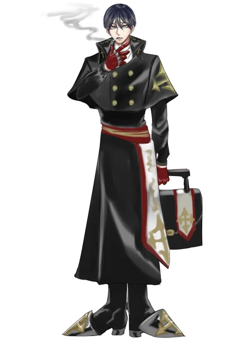 戦闘エクソシストの『ノクス』(1時間30分) #親友ちゃんとのお絵描き大会 