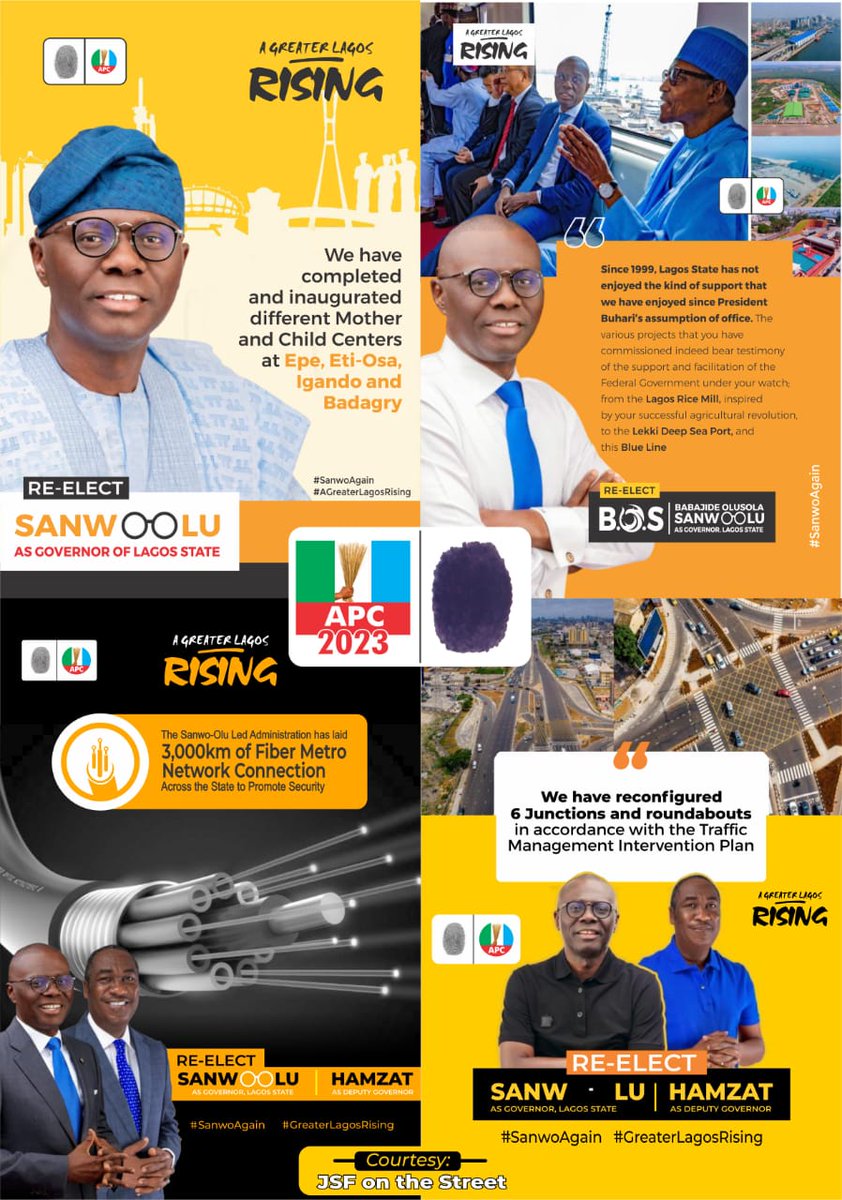 Jsfonthestreet's tweet photo. "We need a leader who puts people first, Governor SanwoOlu has always fought for our families and communities. Let's give him four more years. #ReElect Governor SanwoOlu"
@jidesanwoolu #jsfonthestreet
#sanwo4continuity
#sanwolekansi #sanwoforlagos #sanwoisbetter #SanwoAgain #sanw https://t.co/xMQ6A6yok8