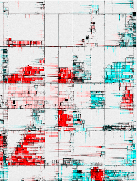 NxP_Green's tweet image. Gm art lovers, and happy Sunday ☀️✨
With these marvels, which totally stopped me on my tracks this week - just could not resist ❤️🤍💙
Confusion III.01 & Confusion III.02 🤩
@DesignusStudio 🙏
#glitch #pixelsorting #abstract #loveinpairs