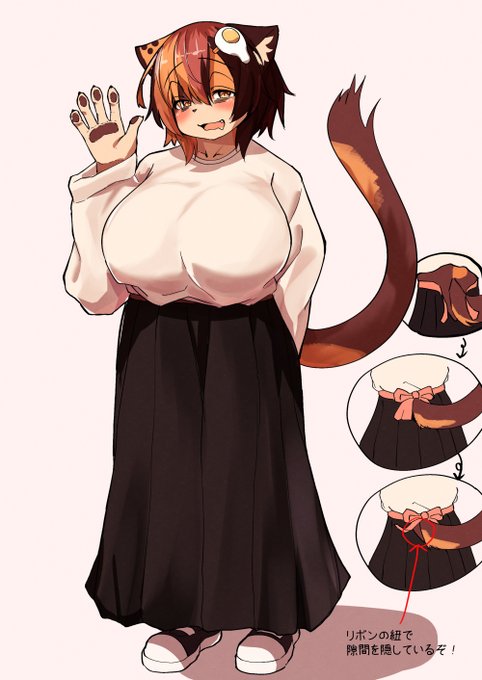 私服の猫月こひめちゃん
だぼだぼの服はいいぞ☺️ 