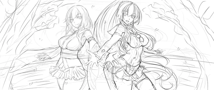 WIP
いい感じの表情になりそうなのでこれをベースに仕上げます 