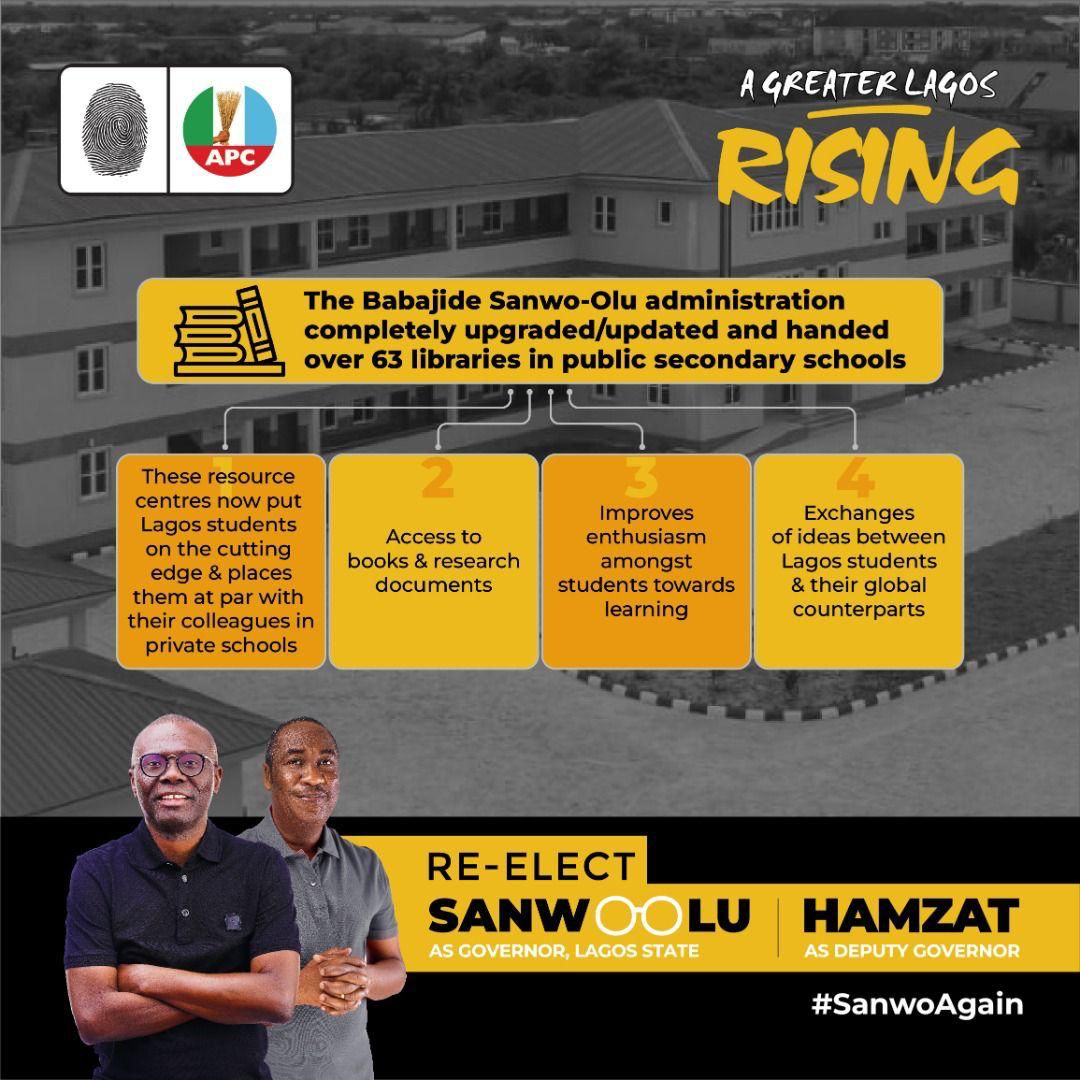 Jsfonthestreet's tweet photo. Lagos needs a steady hand at the helm. Governor SanwoOlu has shown strong leadership in challenging times. Let's keep him in office for another term. #ReElect Governor SanwoOlu" @jidesanwoolu #jsfonthestreet
#sanwo4continuity
#sanwolekansi #sanwoforlagos #sanwoisbetter #Sanwo https://t.co/kZZDHPIi2N