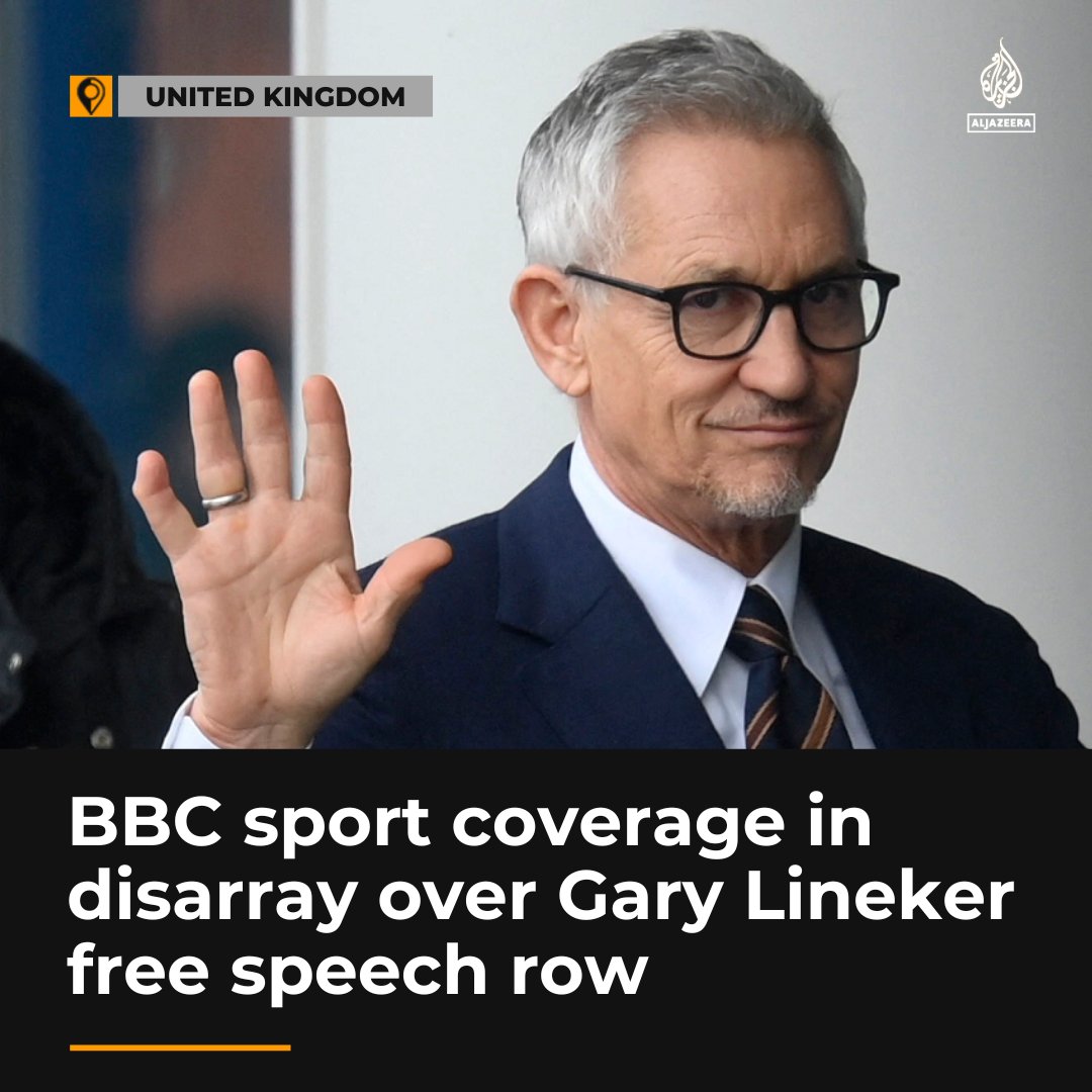Al Jazeera English on Twitter "BBC sport presenter Gary Lineker was