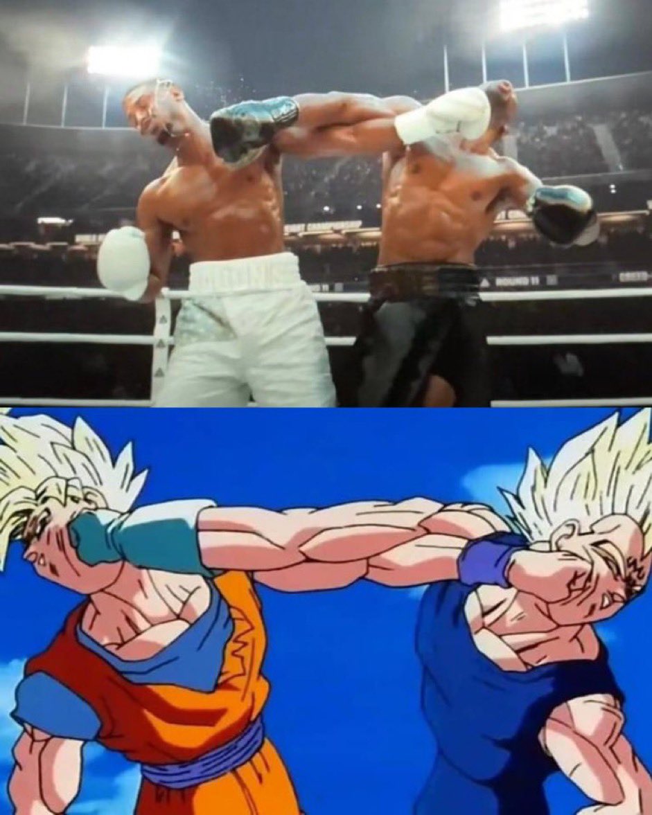 KeepUrHRT's tweet photo. Micheal b Jordan is a huge anime fan do y’all think he did these scenes Justice ? https://t.co/vhUgKu8mvX