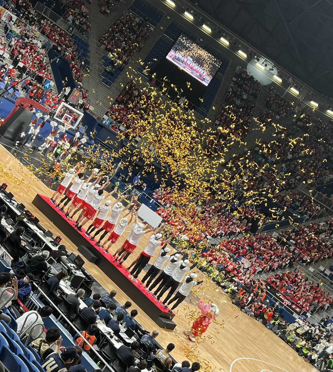 rohitadiary's tweet photo. #天皇杯　
#千葉ジェッツ　優勝おめでとう！
4Qの琉球追い上げは怖かったけど、今期はホントに勝負強い。
パトさんありがとう！ https://t.co/UpcVRMvro4