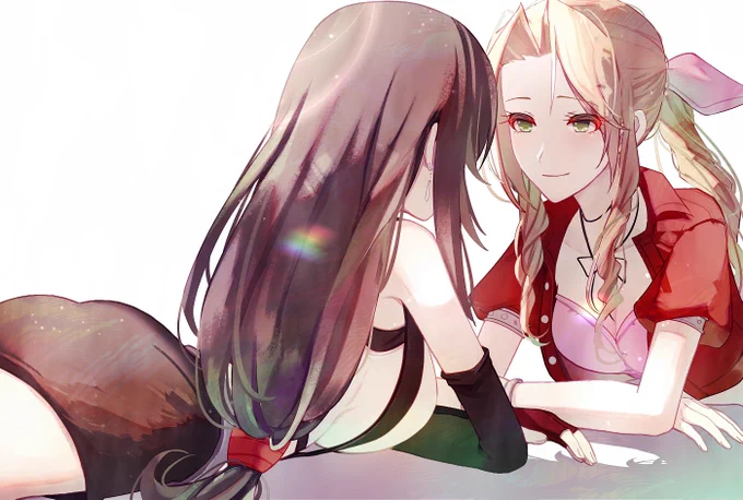 今更だけど例のティファ…と超接近戦するエアリス#FF7R 