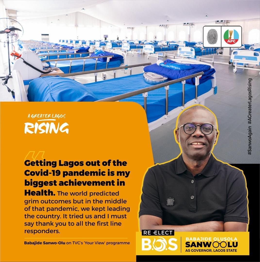 Jsfonthestreet's tweet photo. "From creating jobs to improving healthcare, Governor SanwoOlu has made a real difference in the lives of our citizens. Let's keep the progress going. #ReElect Governor SanwoOlu"
@jidesanwoolu #jsfonthestreet
#sanwo4continuity
#sanwolekansi #sanwoforlagos #sanwoisbetter #Sanwo https://t.co/XUoeMdsYne