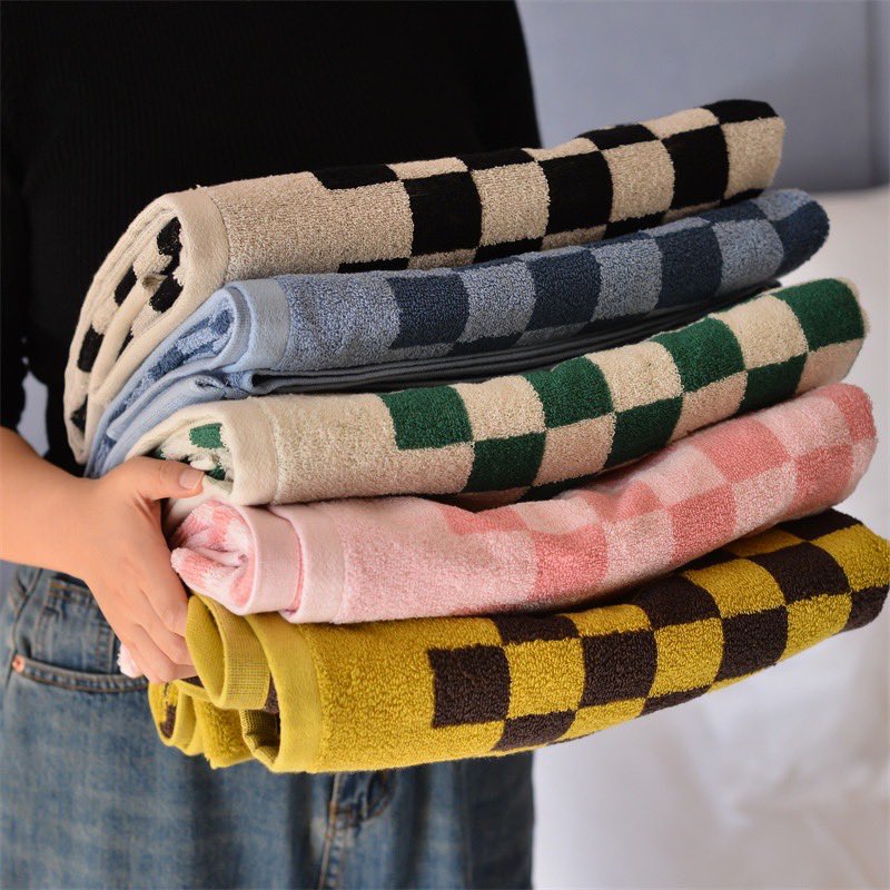 Shopee Malaysia on Twitter "Checkered Bath Towel
