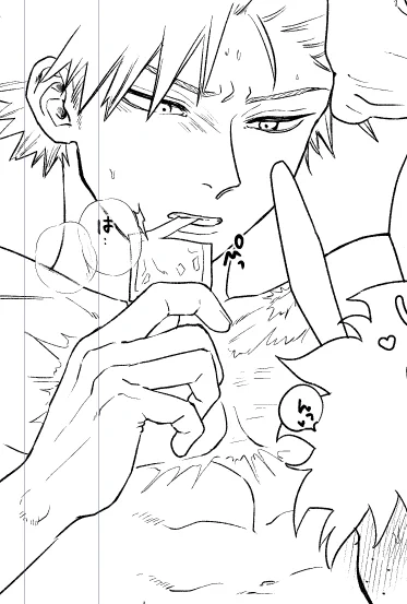 一度描いてみたかった口で開けるやつ～～^^ 