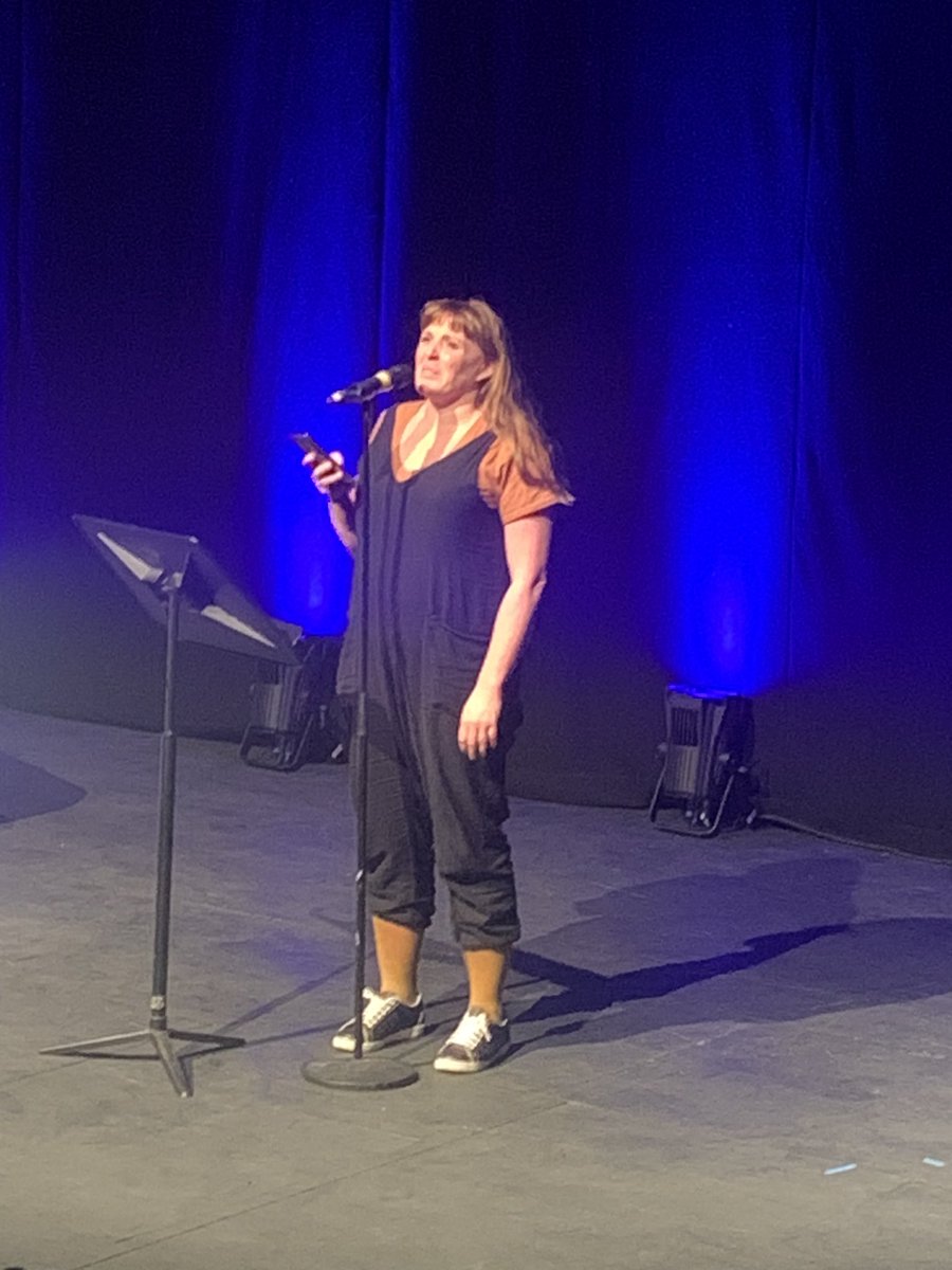 marjorielotfi's tweet photo. She won! That @GodfreyBeth went and WON the @StAnzaPoetry slam last night. Brilliant performances all round, too. What fun! Bravo all🎉 https://t.co/9NimhG8L39