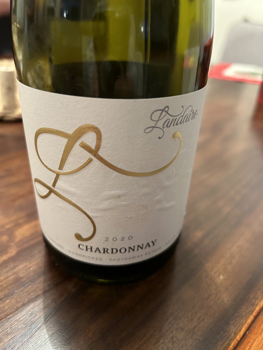 Transform your view of modern Australian Chardonnay.  This pearler  from ⁦<a href="/landaire14/">Carolyn Brown</a>⁩ ⁦<a href="/PadthawayWine/">PadthawayWineRegion</a>⁩ is vibrant and intense.  Poised and refreshing.  We can’t afford white Cote d’Or Burgundy anymore.  Buy this.